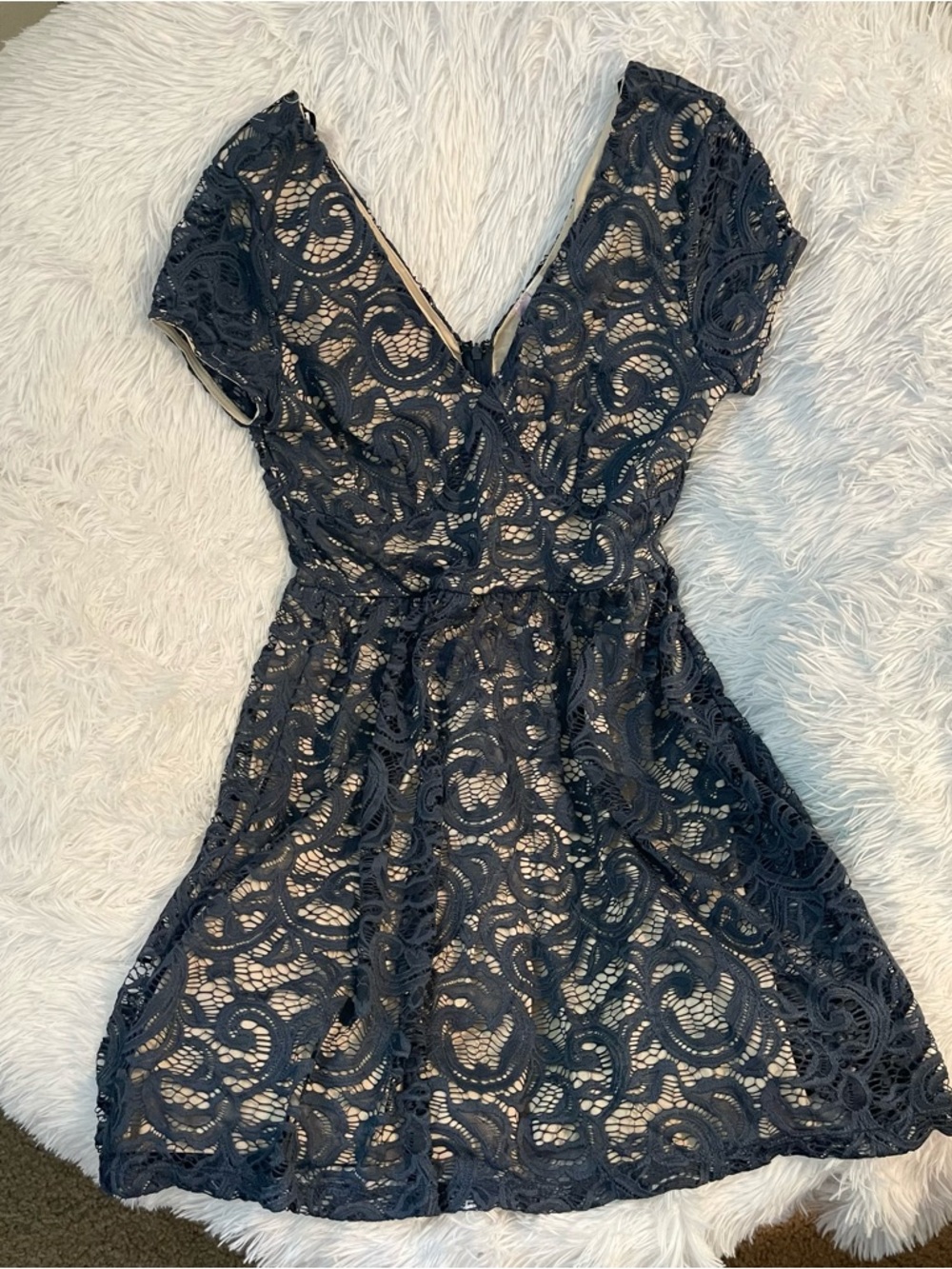 Navy Lace dress
